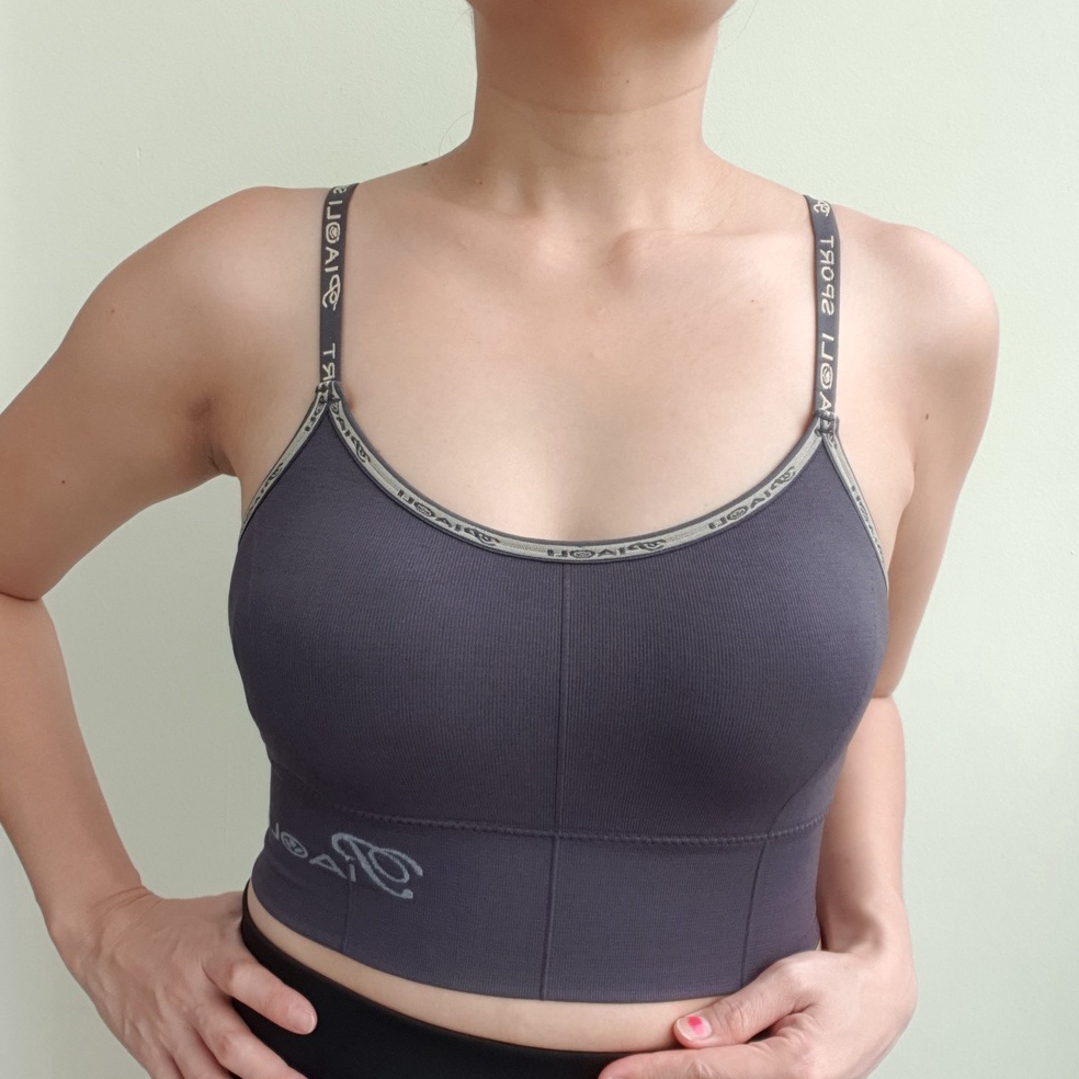 ORIGINAL Kemben Wanita Seamless Crop Top Miniset Remaja Dewasa Sport Bra Busa Piaoli 5577
