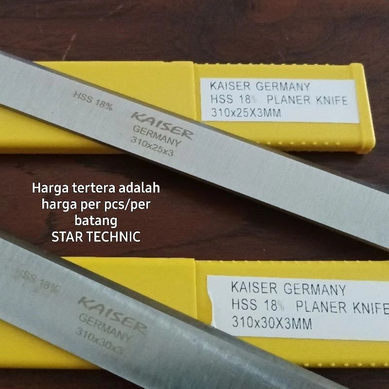 

rtc 31cm HSS Planer Knife KAISER/Pisau Serut/Ketam Kayu/Wood Working Tools