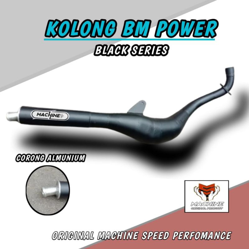 KNALPOT FIZR FIZ R KOLONG BM POWER HITAM DOF GARING ORIGINAL MACHINE BUKAN NXL EL9