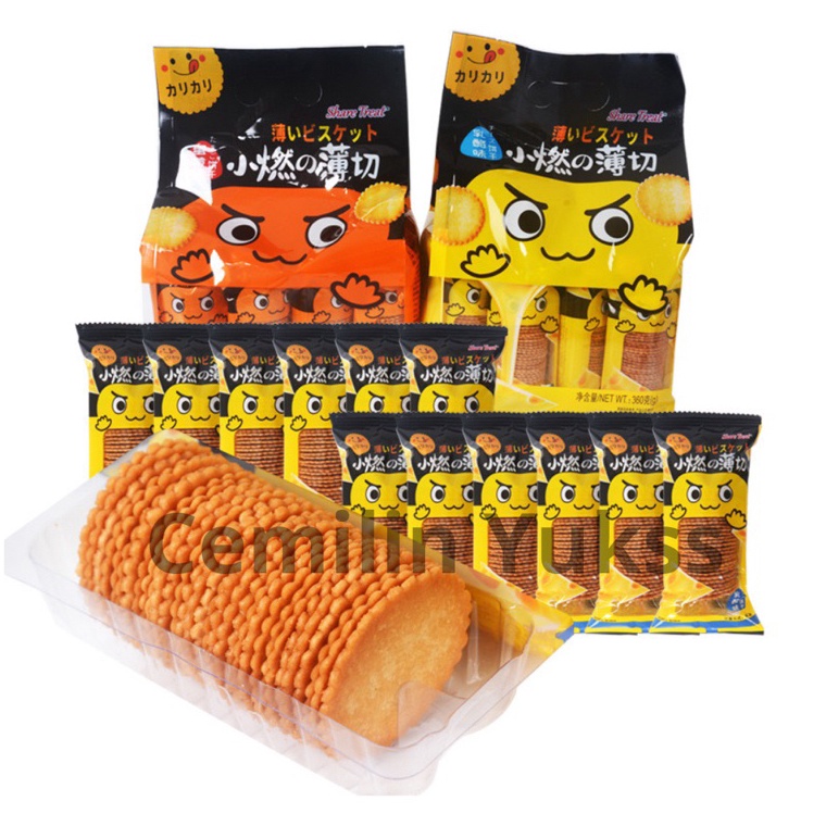 

ORIGINAL Bairong Share Treat Biscuit 36g Bairong Ok Thin Biscuit 36g Bairong Mata Ikan