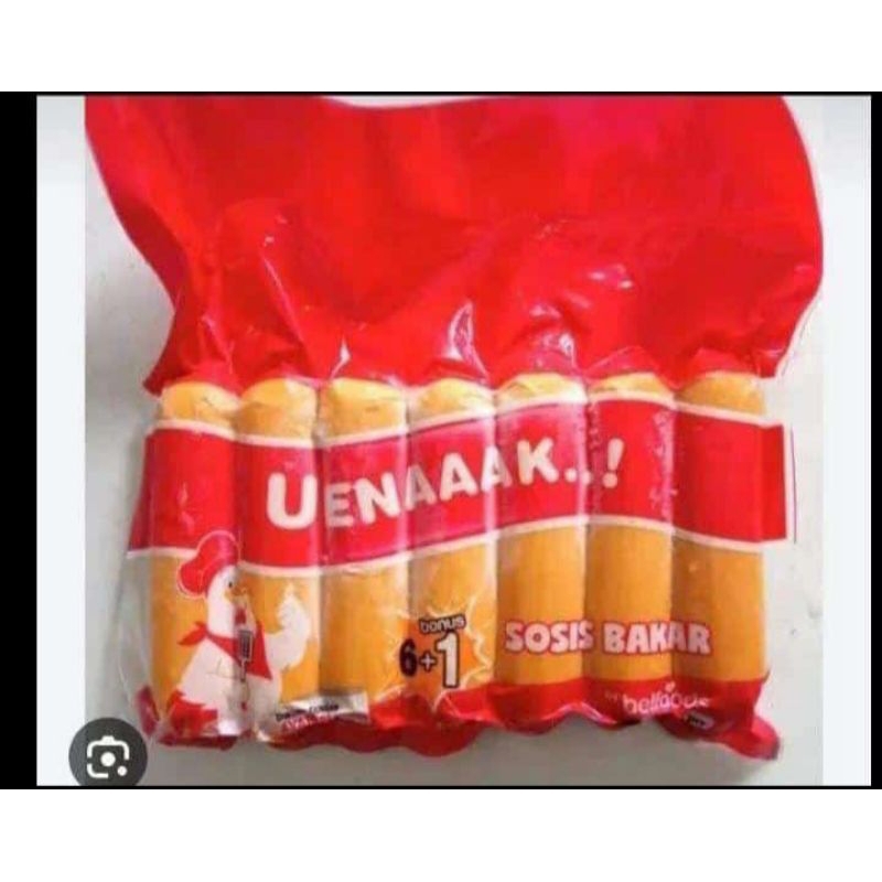 

Sosis Bakar Uenaak 500gr isi 7 pcs