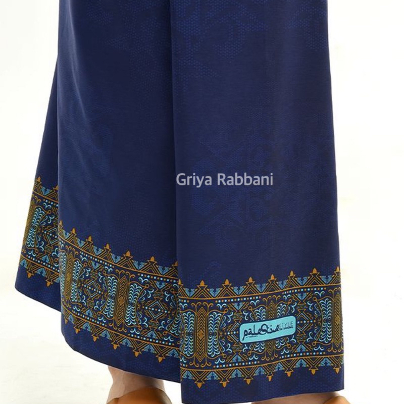 sarung repa navy - Sarung rabbani / sarung robani / sarung palestina ASLI - sarung putih rabbani - s