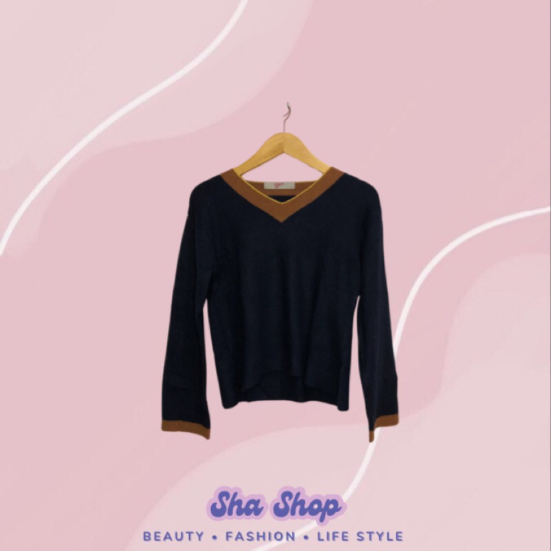 SWEATER RAJUT 8 SECONDS WANITA | KAOS RAJUT 8 SECONDS WANITA | KNITWEAR 8 SECONDS WANITA