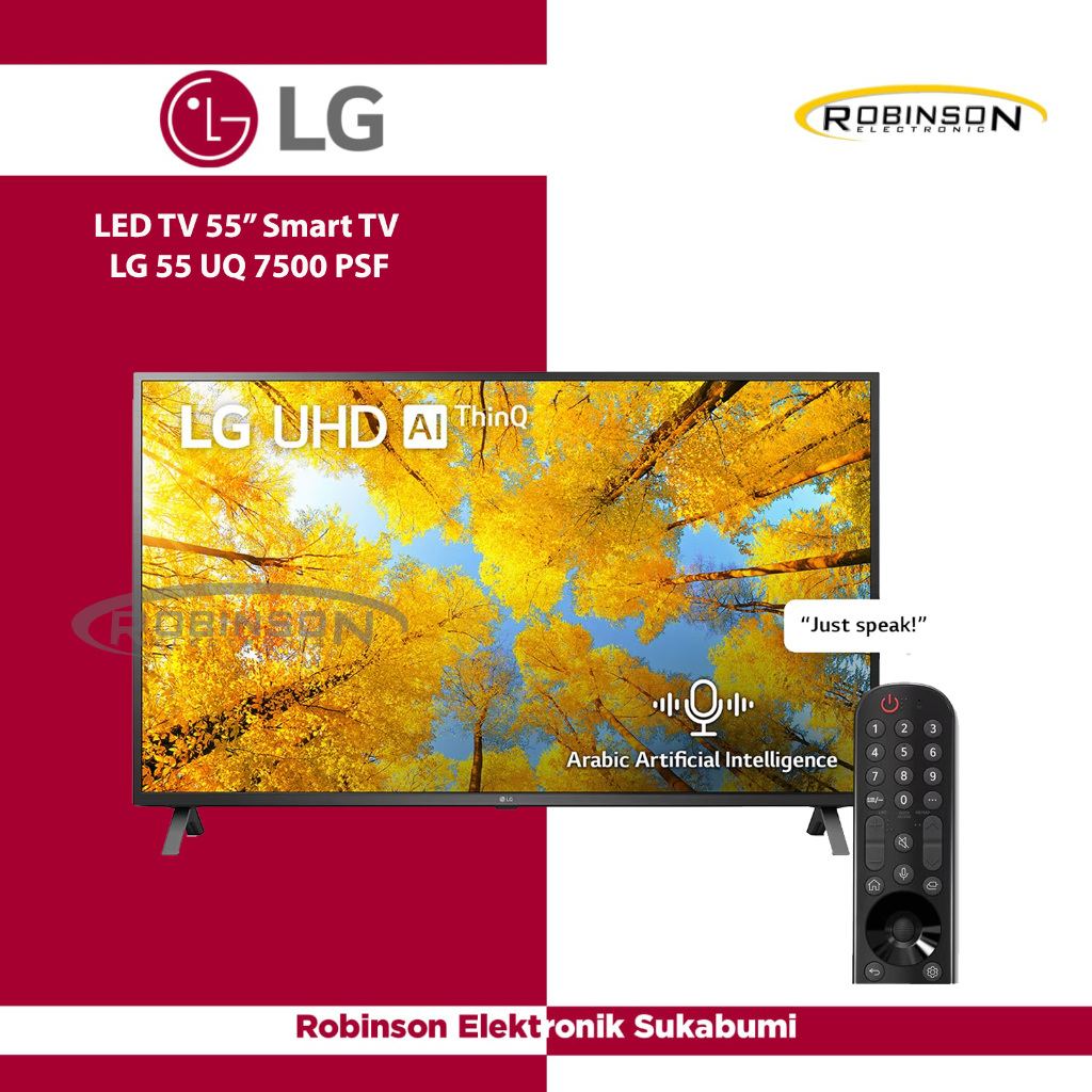 LED TV LG 55Inch 55 UQ 7500 PSF Smart TV