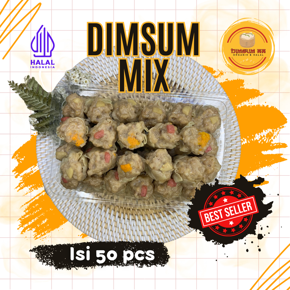 

Dimsum Ayam Mix - Kelezatan Ayam dengan Tambahan Toping Istimewa Isi 50 pcs FREE Saus