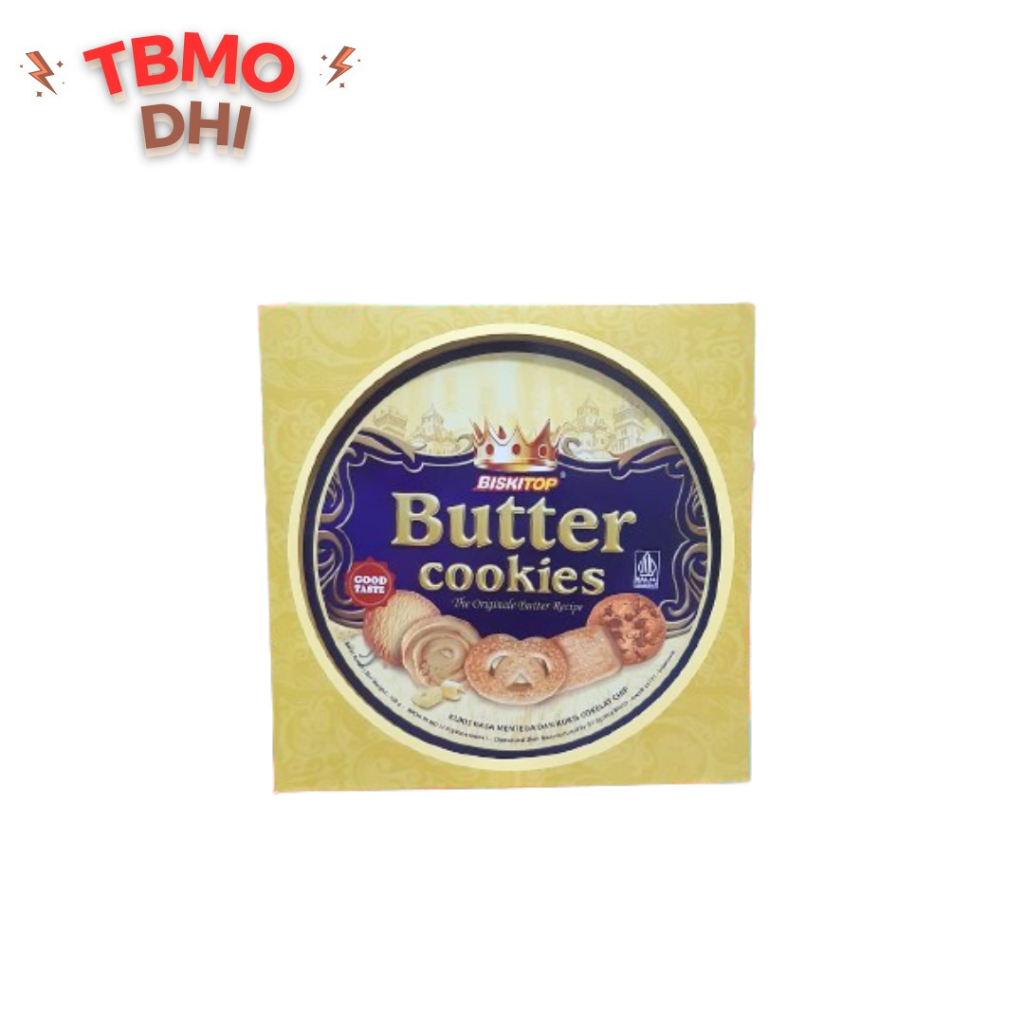 

TBMO BISKITOP BUTTER COOKIES TRADITIONAL RECIPE 700GR / KUE LEBARAN