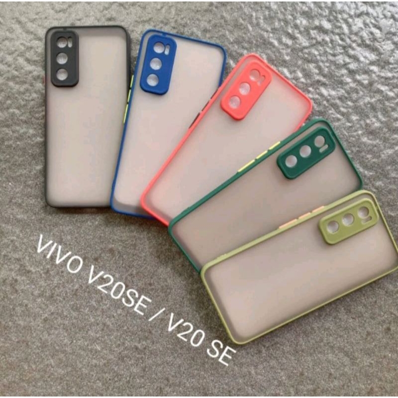 Case Vivo V20 SE . V20SE ( 3 model ) soft softcase softshell silikon cover casing kesing housing