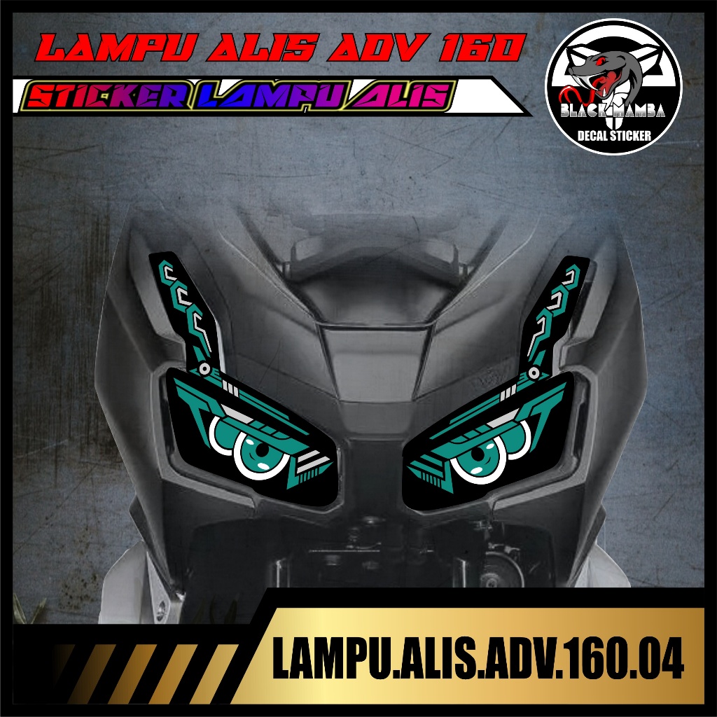 STICKER LAMPU ADV 160 STRIPING DECAL LAMPU ALIS ADV 160 04
