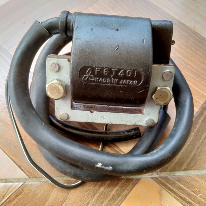 Ignition koil Yamaha rx-100 dt L2 original NOS mode in Japan mitsuba koil pengapian coil F6T401 rs