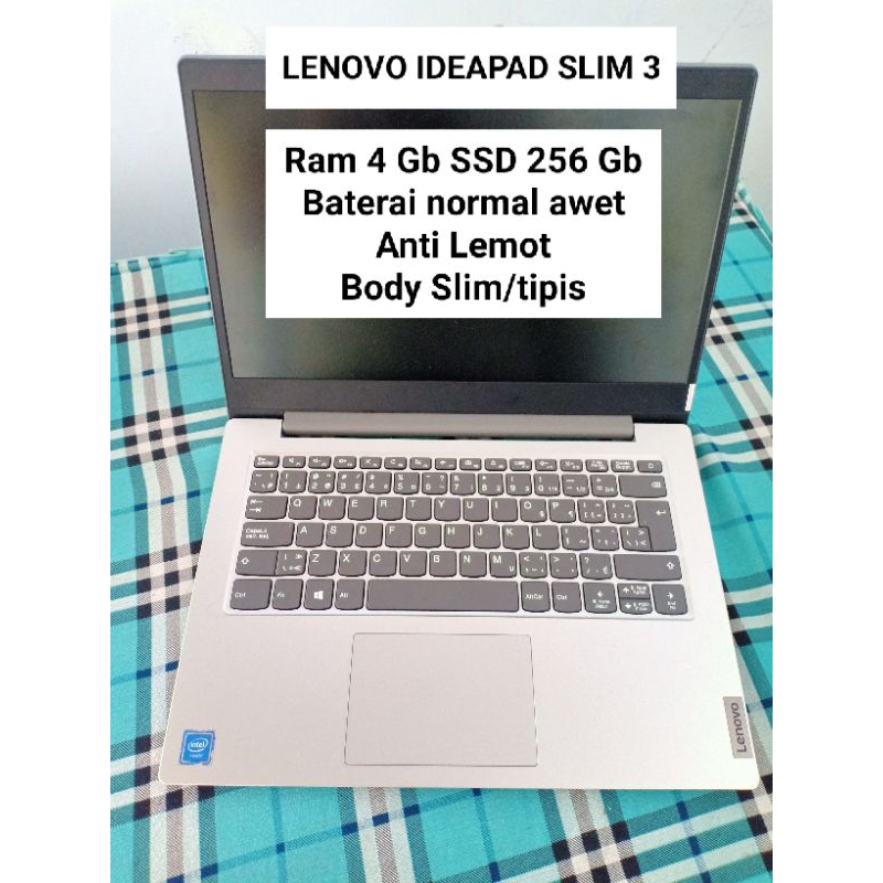 Laptop Lenovo Ideapad 3 SSD 256GB