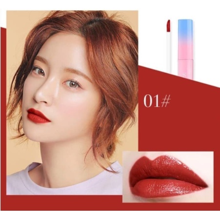 ❤MALL24❤LAMEILA 1011 SILKY GLASS VELVET LIP GLAZE LAMEILA LIPSTICK TRAVEL LIPSTICK