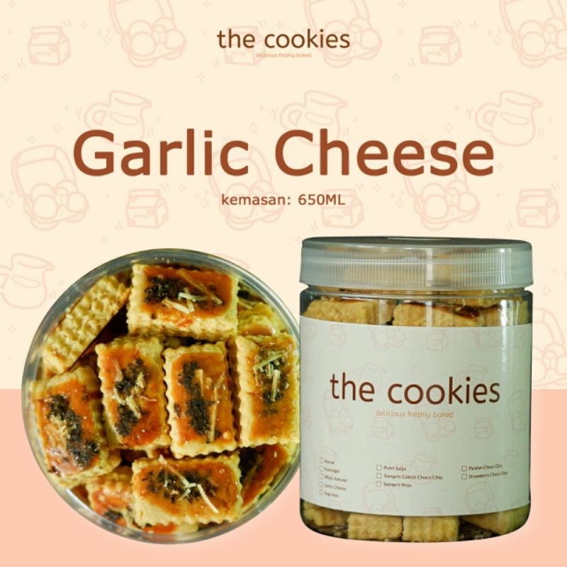 

Kue Kering Garlic Cheese (650ML) - by the cookies Salatiga - camilan