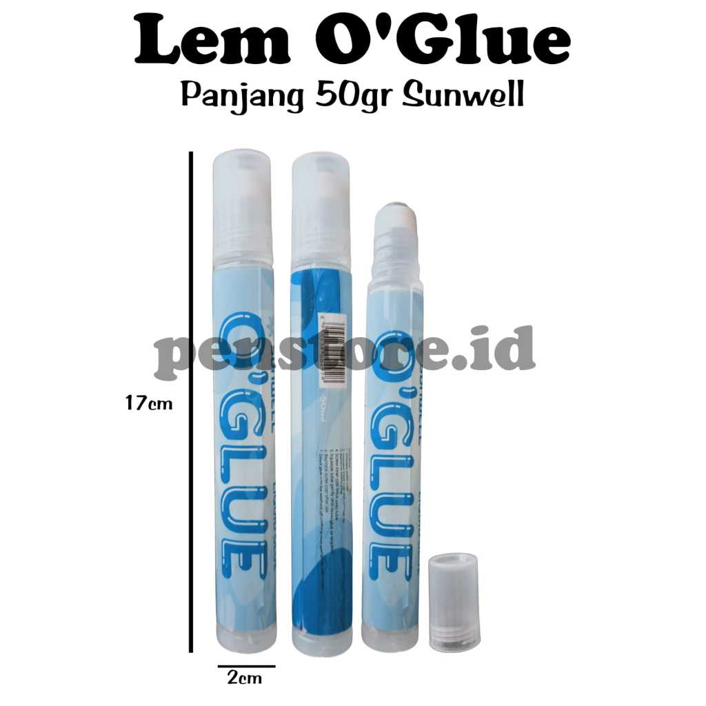 

(pcs) Lem Sunwell O'Glue 50gr / Lem cair panjang / Water Glue O'Glue