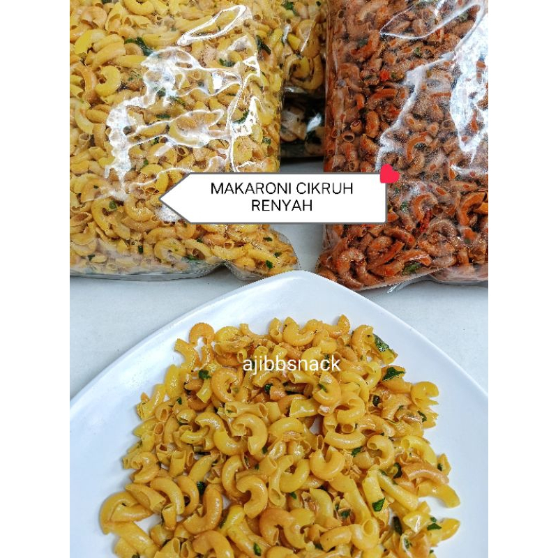 

Makaroni Bantet Cikruh Renyah daun jeruk 500gr (Makaroni Citapen)