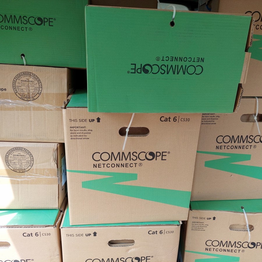 Kabel LAN AMP Commscope Blue Cat 6 1 roll 305M Kabel LAN UTP