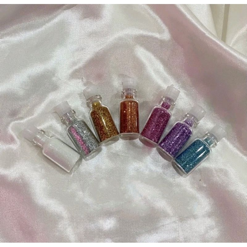 Serbuk glitter/bubuk glitter/glitter bubuk/payet bintang/payet glitter sequin resin kerajinan