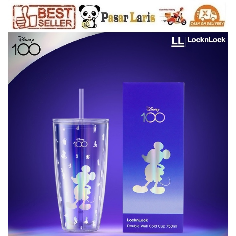 Lock n Lock Tumbler Cup Disney100 Special Edition 750ml Double Wall