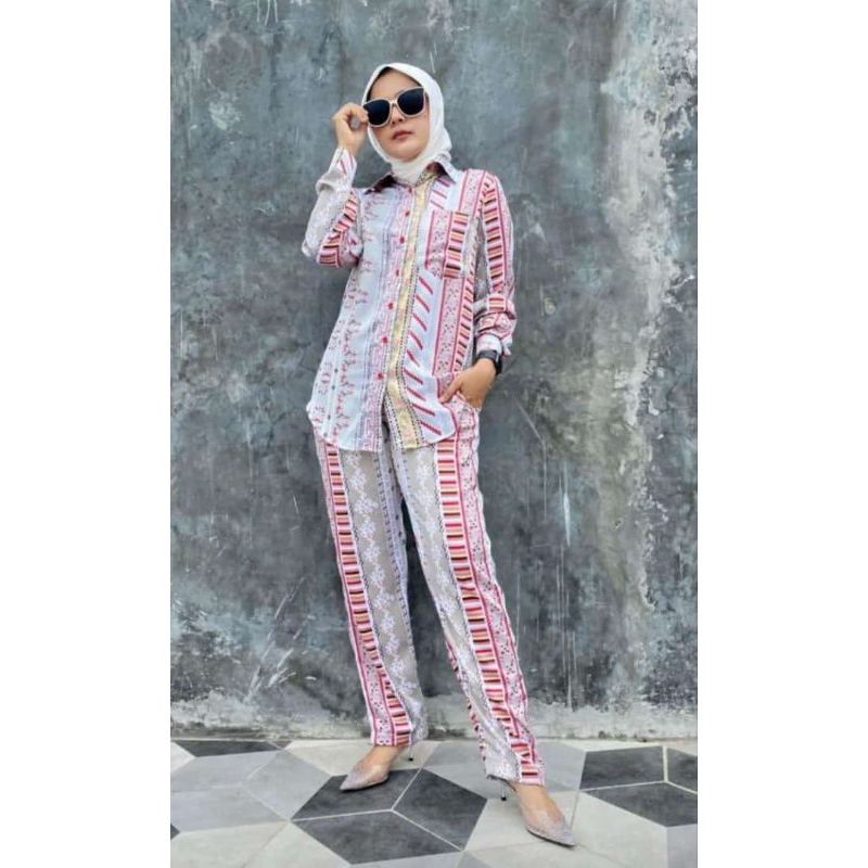 ONESET SETELAN CELANA DZENA BOUTIQUE