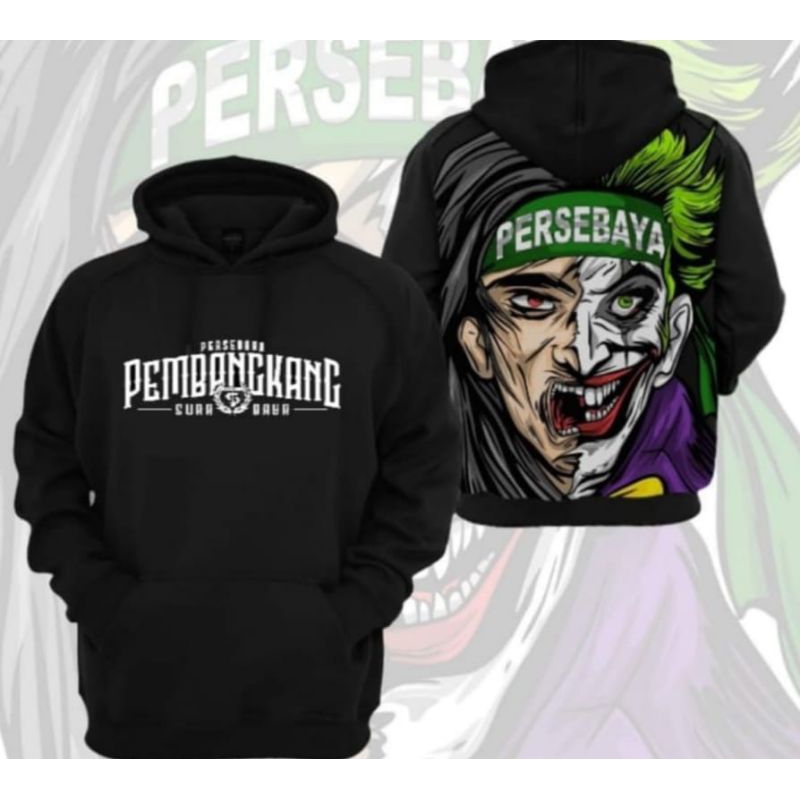 Jaket Hoodie Persebaya Pembangkang Joker