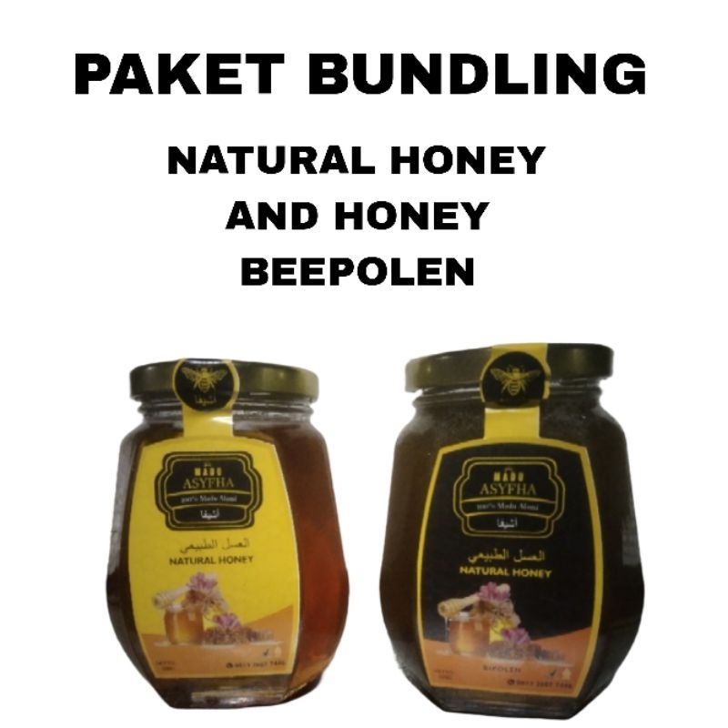 

[PROMO PAKET HEMAT] Madu Natural Honey Dan Madu Apis Cerana Kaya Akan Beepolen