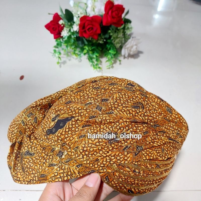 Blangkon prodo Sidomukti coklat JOGJA