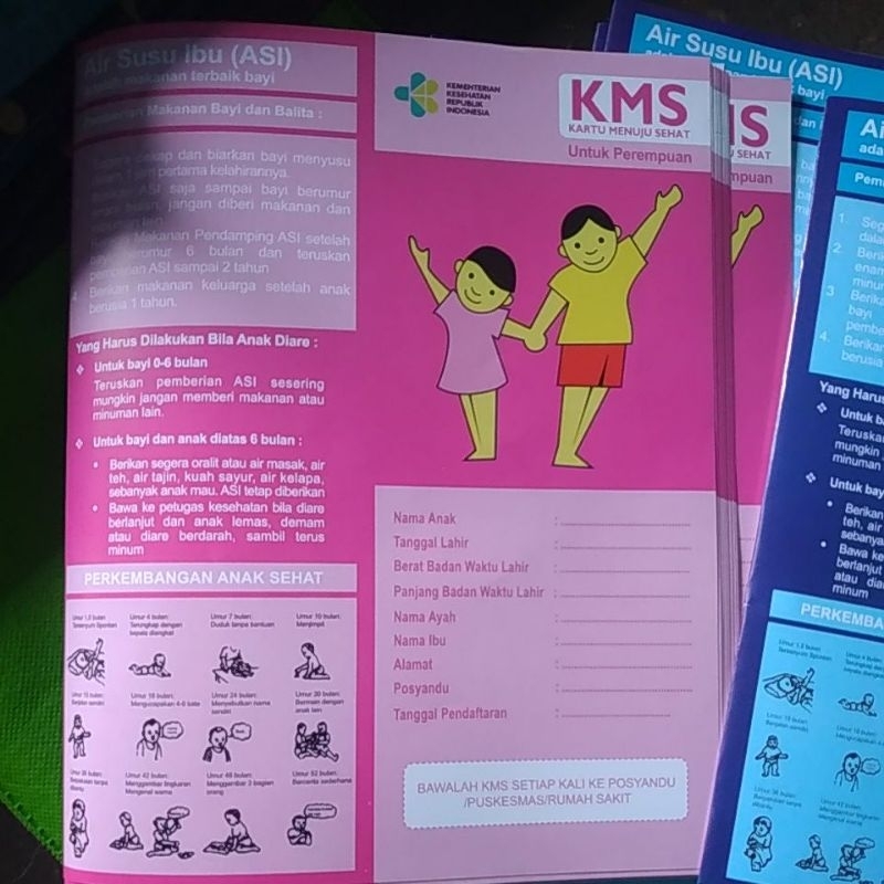 

KMS (KARTU MENUJU SEHAT ) LAKI-LAKI PEREMPUAN (jual murah edisi salah beli)