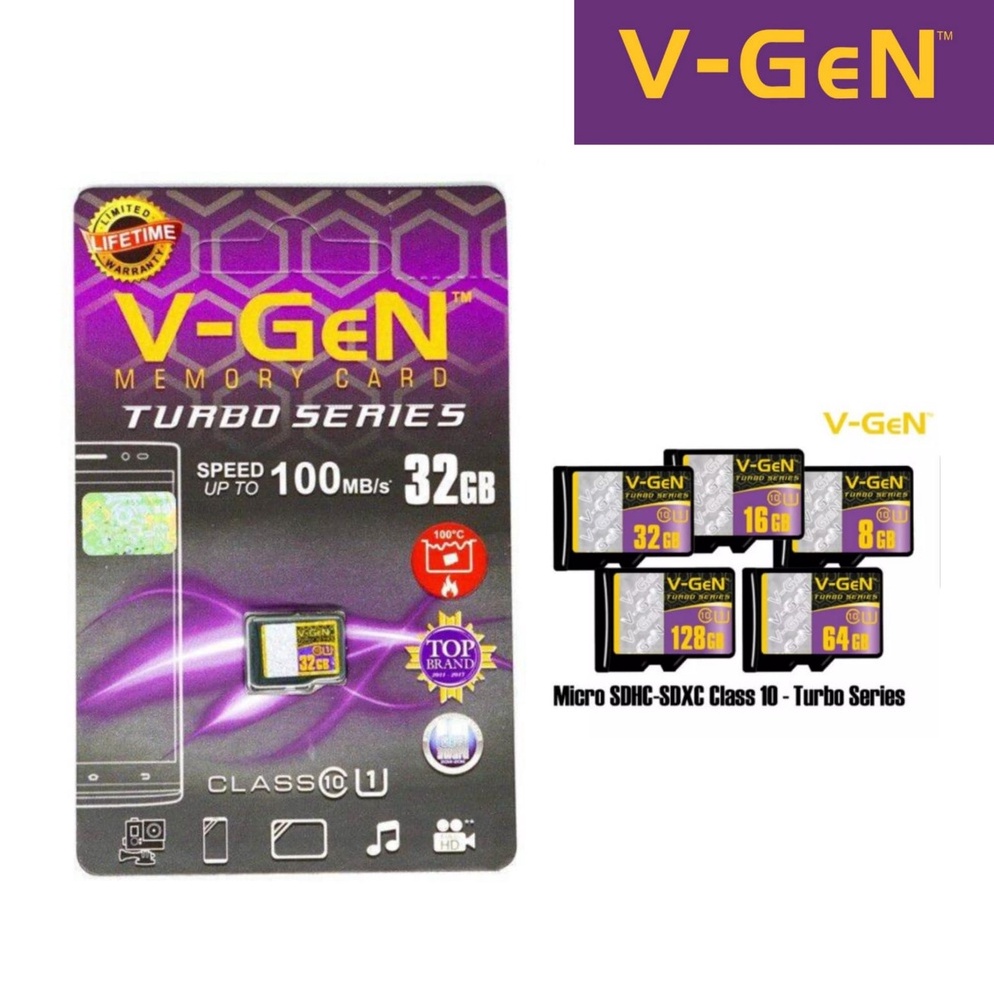 VGen Microsd Turbo 16GB 32GB Class 1 g R7S2