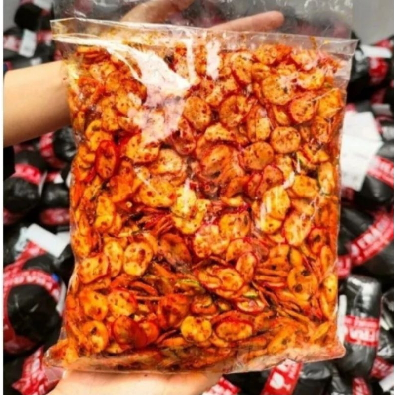 

KRUPUK SEBLAK BANTET DAUN JERUK EXTRA PEDAS 50 GRAM