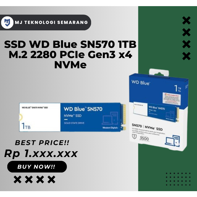 SSD WD Blue SN570 1TB NVME