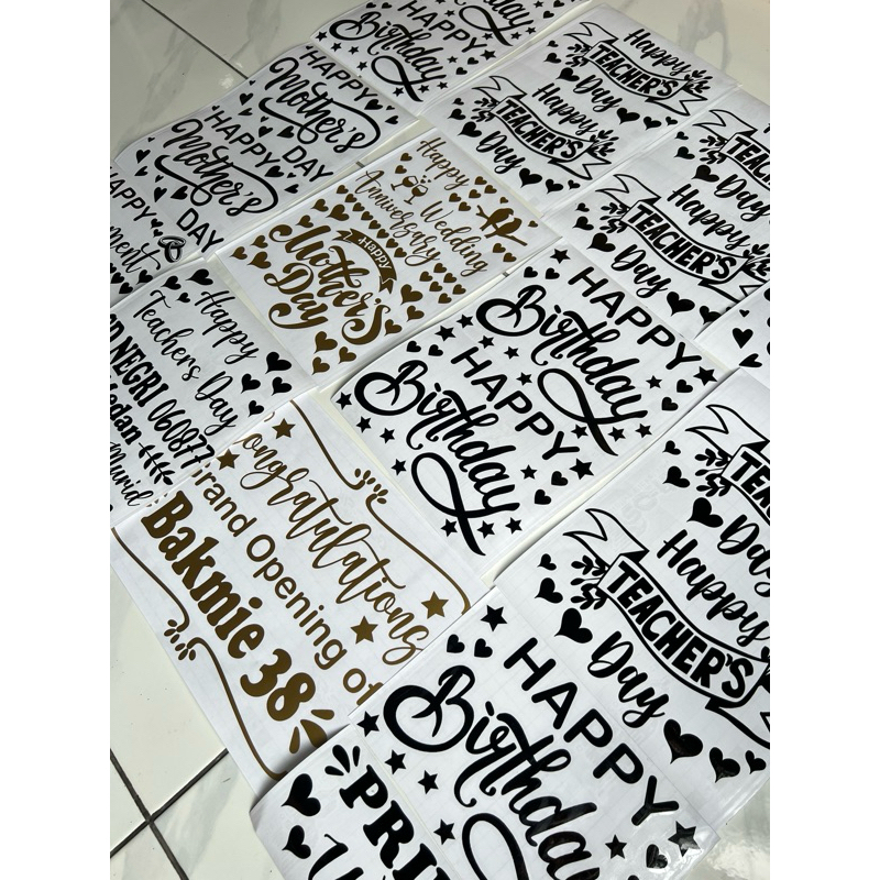 

Custom (60-80) stiker papan Akrilik part 3