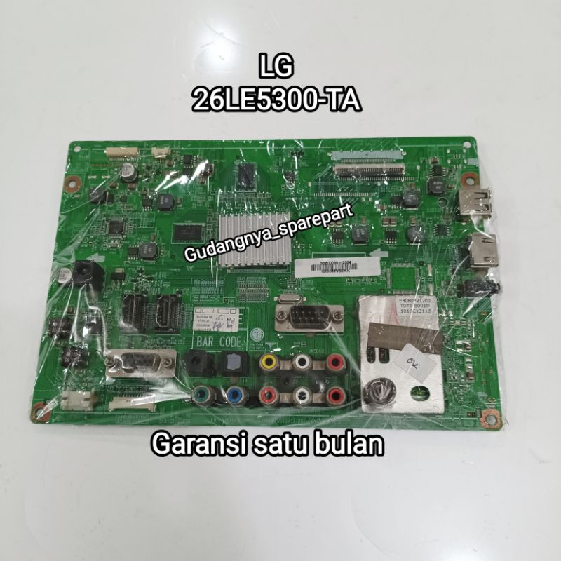 MAINBOARD TV LED LG 26LE5300 26LE5300-TA MOBO MODUL MESIN TV MOTHERBOARD
