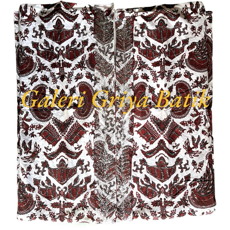 KAIN JARIK WIRU MOTIF SEMENROMO PUTIH BORDIR