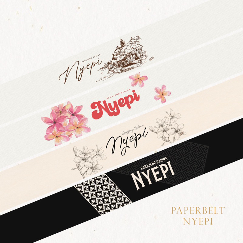 

PAPER BELT / LABEL NYEPI