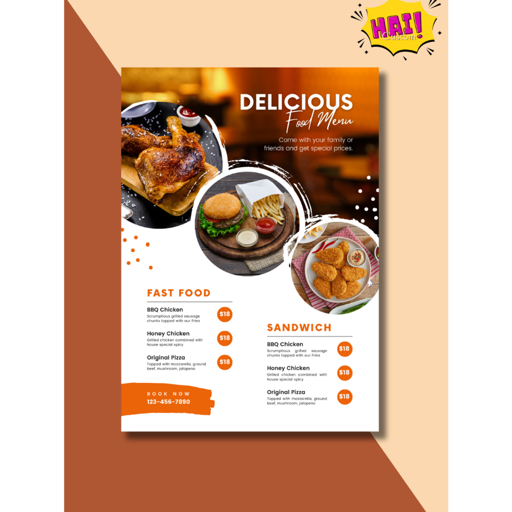 

A4 Cetak Brosur Art Paper Digital Printing Flyer Custom A4