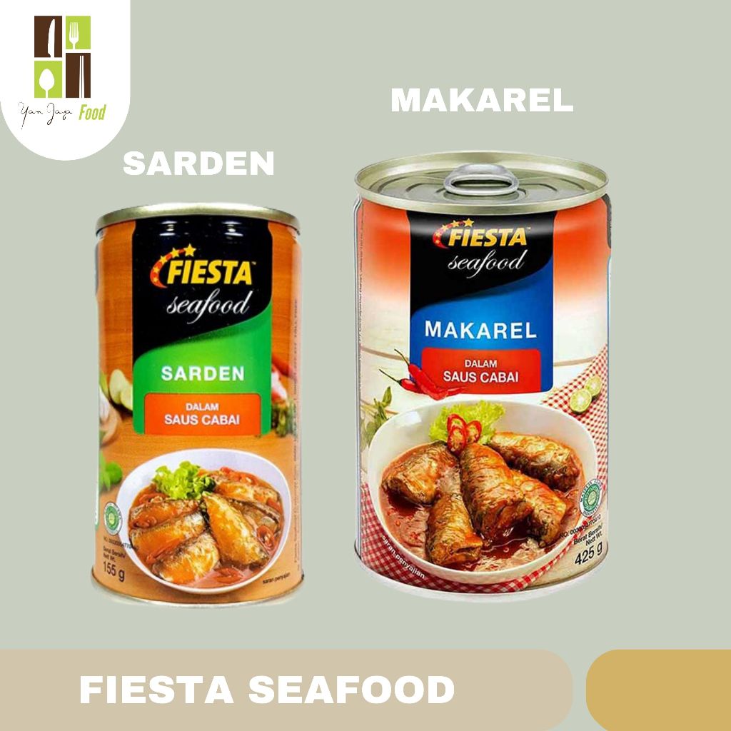 

Fiesta Seafood Sarden Saus Cabai / Makarel Saus Cabai [ 155g / 425g ]