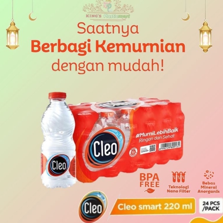 

77 Cleo Smart Mini Water 22 ml 1 pack 24 Pcs