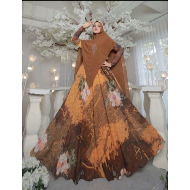 Gamis syar'i Jannah by AC original