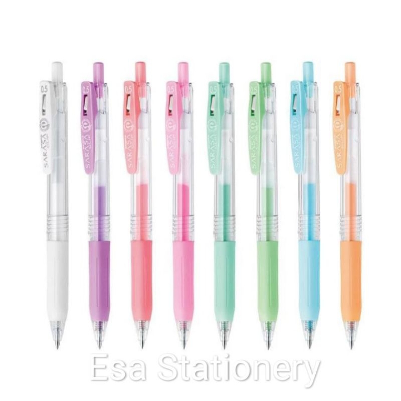 

Pulpen Gel Sarasa Clip Zebra Milky Series - 0.5 Mm