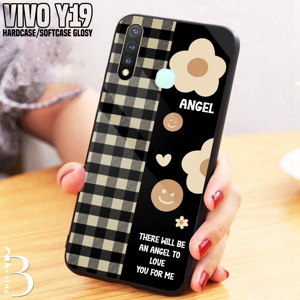 Case VIVO Y19 - Casing VIVO Y19 Motif BUNGA - Silikon Hp VIVO Y19 - Softcase Hp VIVO Y65 - Kondom Hp