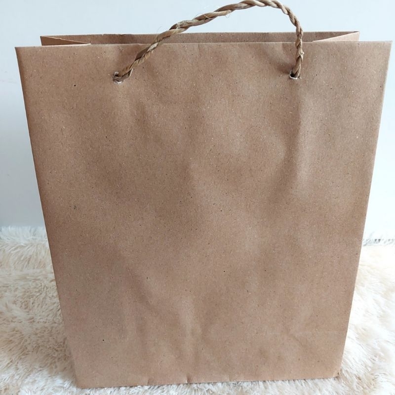

COD 1PCS PAPER BAG COKLAT KERTAS TEBAL/PAPER BAG