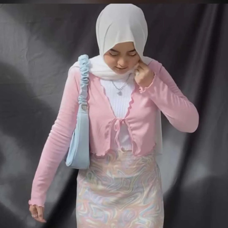 Cardigan crop rajut / Kardigan rajut knit /Cardi Crop Knit// Korean cardi crop// Cardi Crop Kriwil//