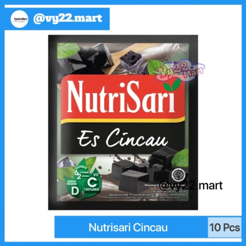 

NutriSari Es Cincau Minuman Serbuk 1 Renteng isi 10 Sachet