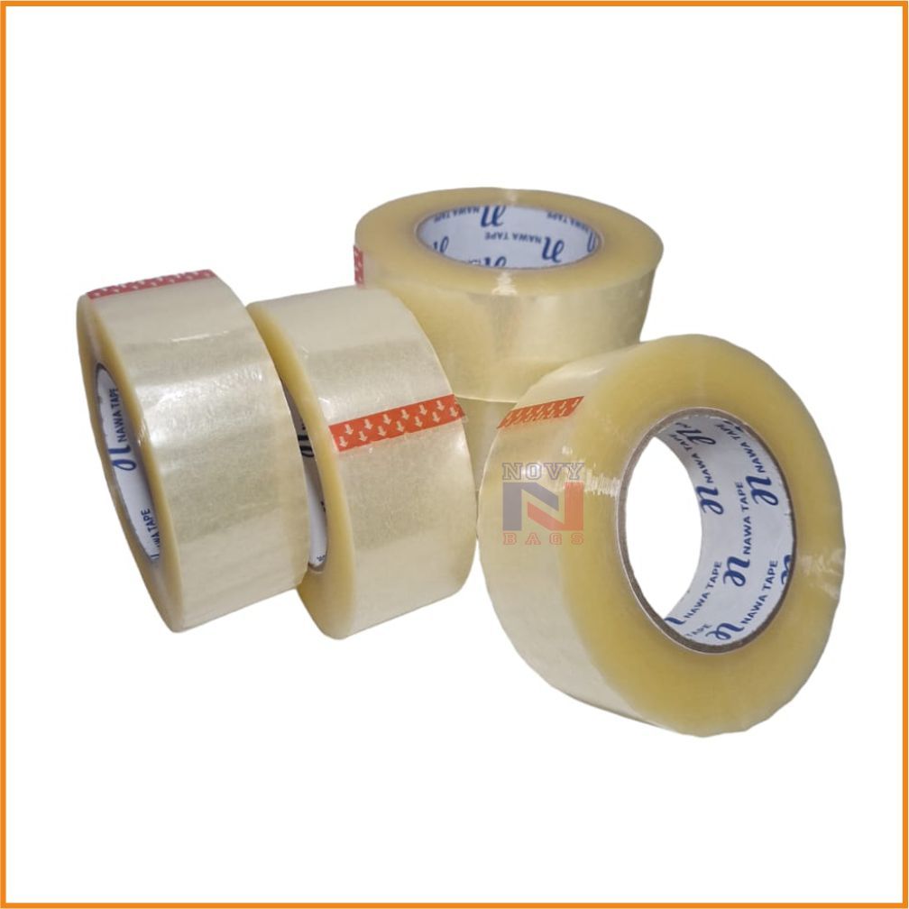 

Promo JUAL MURAH! HARGA 1 SLOP = 6 PCS/ROLL, OPP TAPE LAKBAN BENING 45MM X 300YARD DIJAMIN