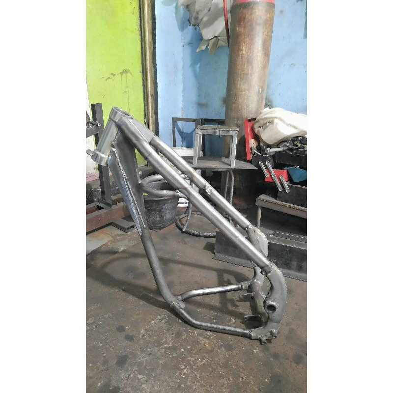 rangka klx depan sajah frame klx depan sajah custom kualitas biasa