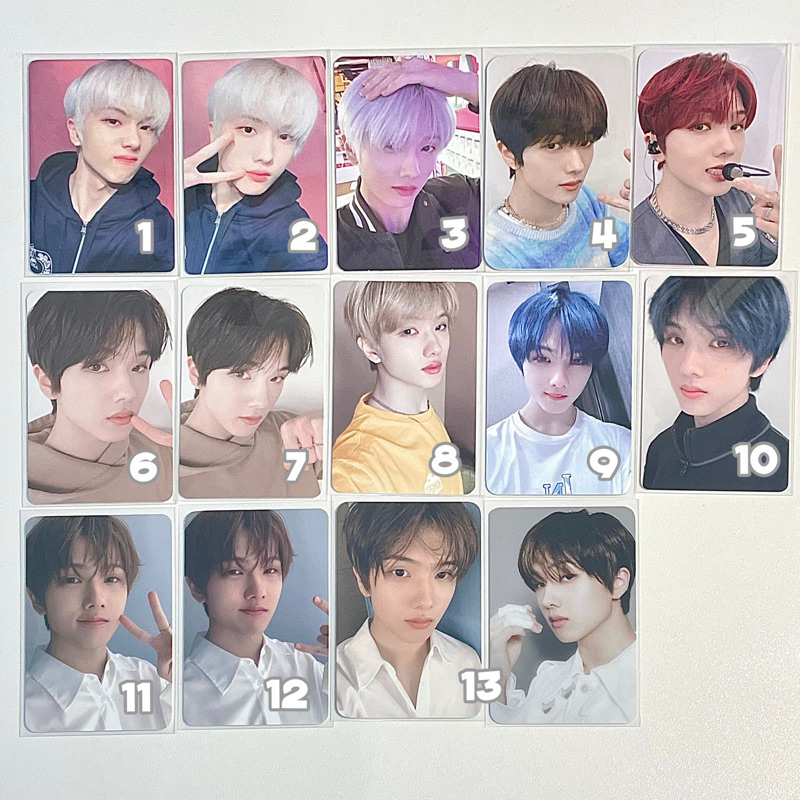 [ READY INA ] photocard jisung glitch mode candy blanc diva with fans nct ccomaz istj photoevent sta