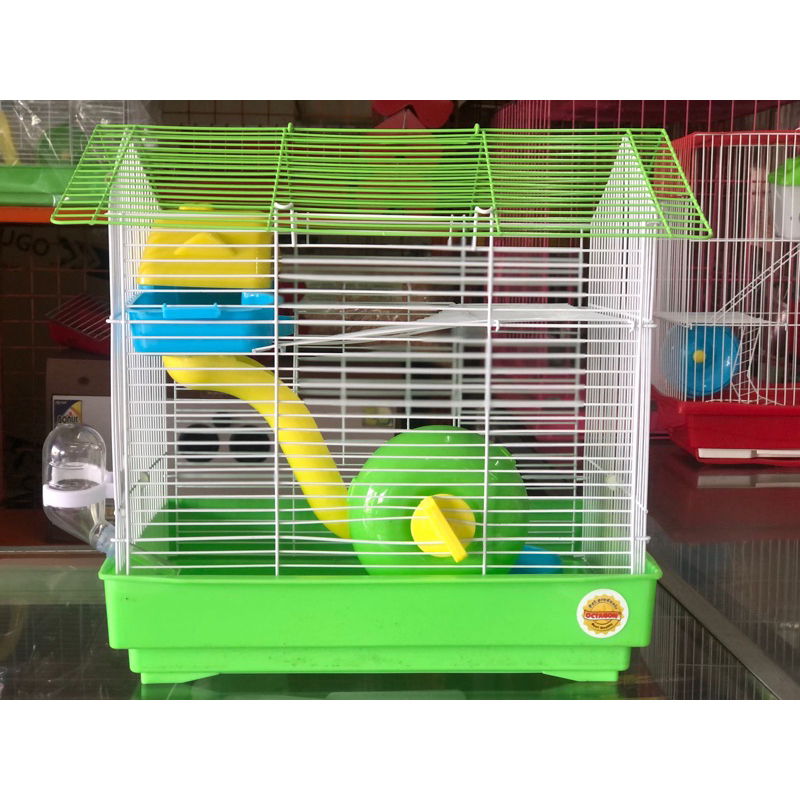 Kandang Hamster Merk Octagon ( Sudah termasuk aksesoris di dalamnya)