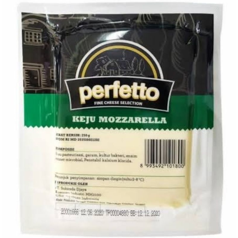 

keju mozarella perfecto 250 grm