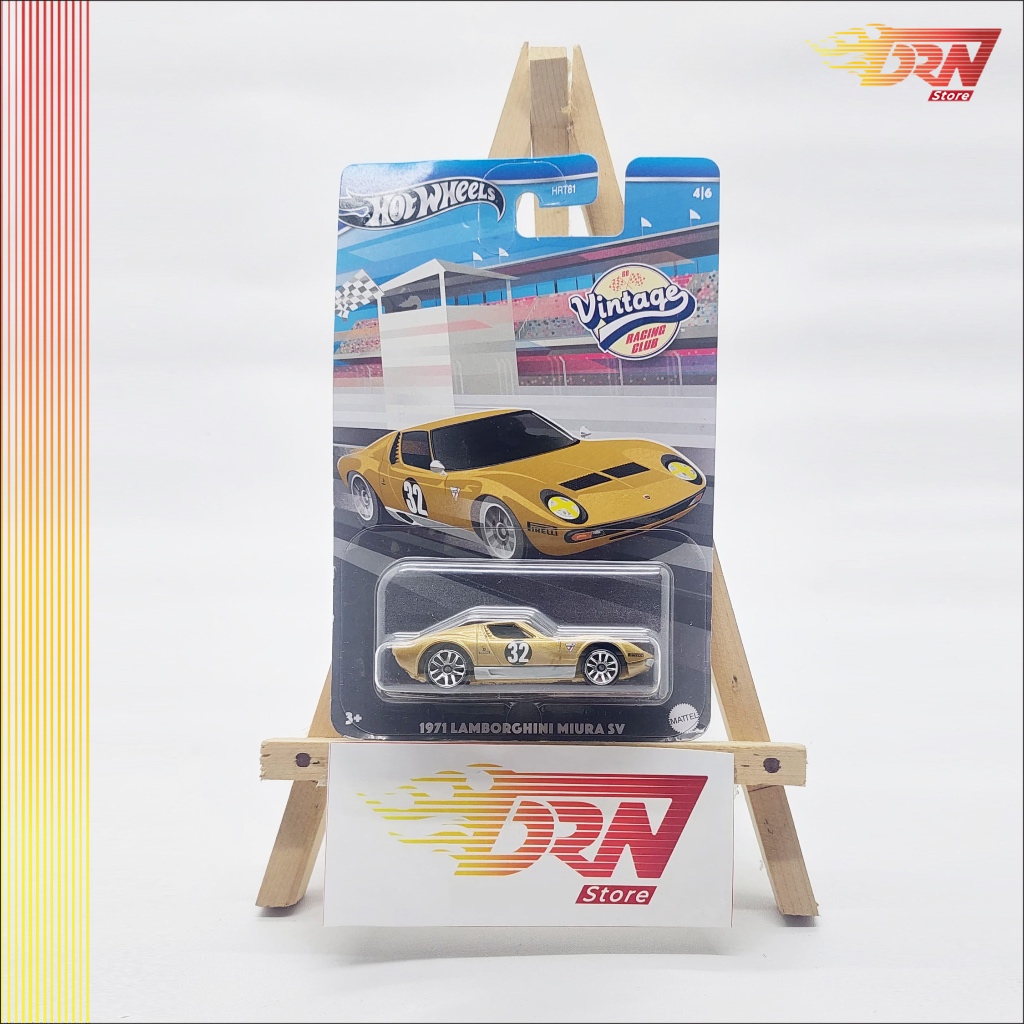 HOT WHEELS VINTAGE RACING CLUB 1971 LAMBORGHINI MIURA SV