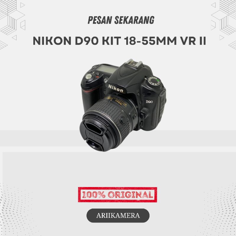 NIKON D90 NO VIGNET BODY SAJA DAN LENSA KIT 18-55MM VR ll