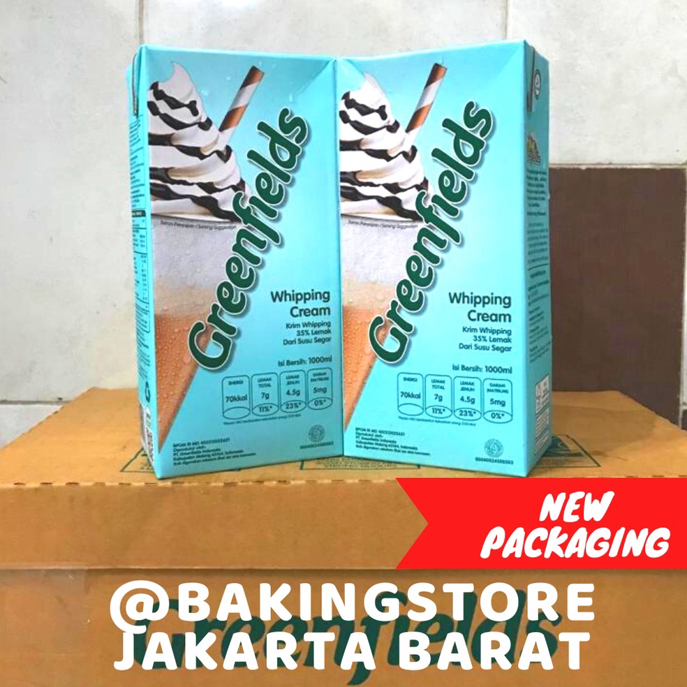 

HEMAT PROMO Whipping cream Greenfields 1 liter